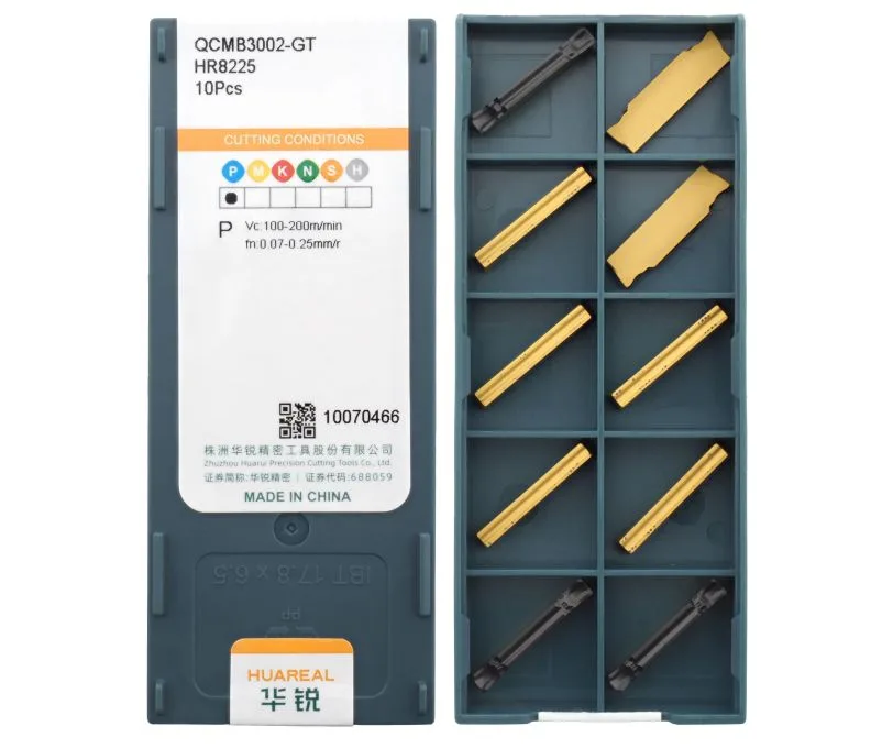 Пластина отрезная, канавочная HUAREAL QCMB3002-GT-HR8225, арт. 00081808: фото 2