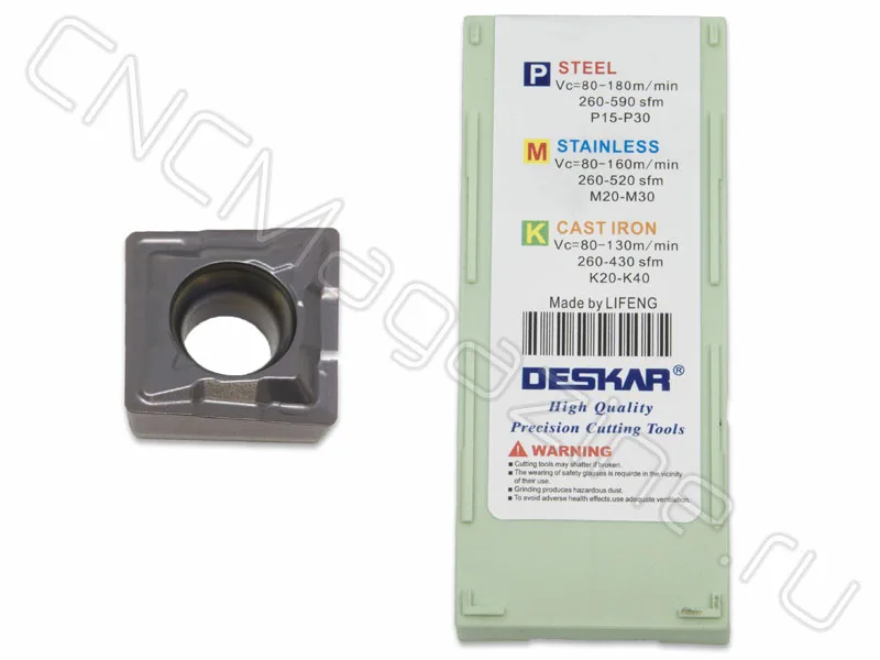 QCMT080304-CM LF6018S сменная пластина сверла DESKAR, арт. 25841
