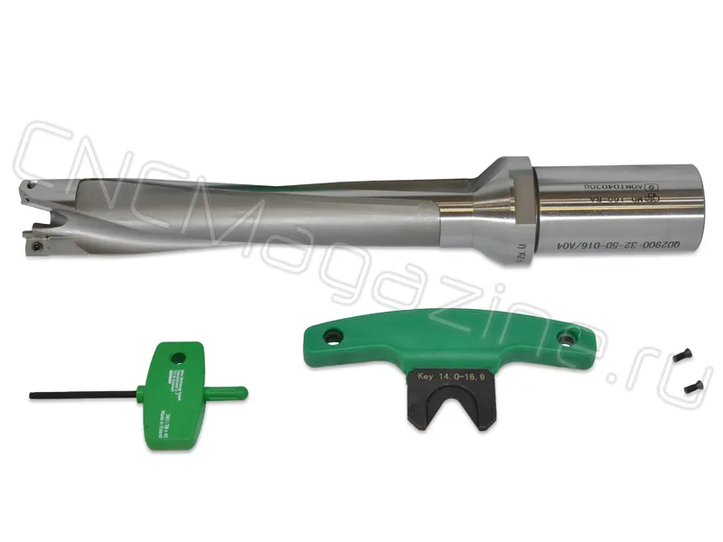 корпусное сверло с центрирующей головкой и пластинами FENGYI QD2900-32-5D-D16/A04, арт. 27045: фото 2