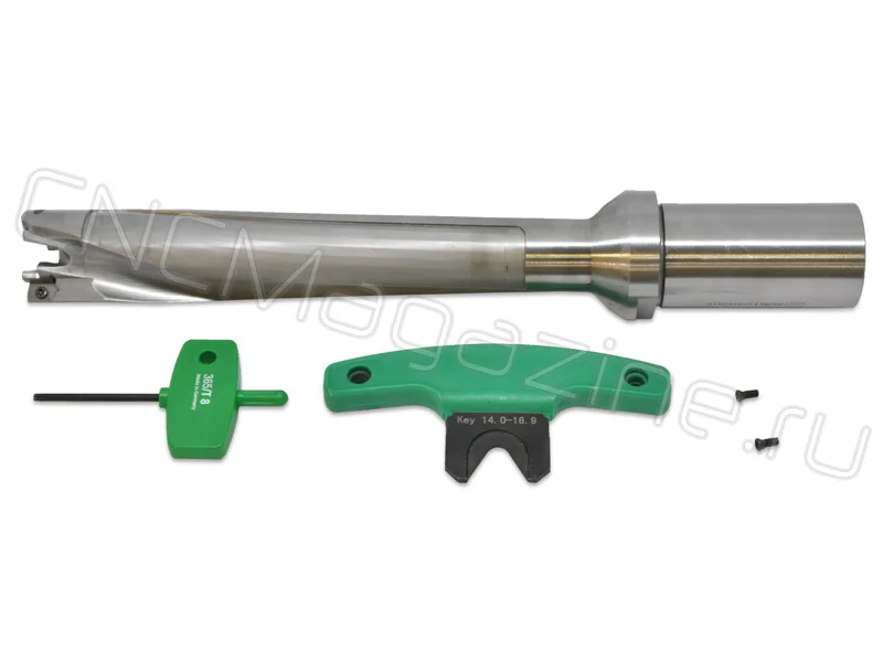 корпусное сверло с центрирующей головкой и пластинами FENGYI QD3000-32-5D-D16/A04, арт. 27046: фото 2