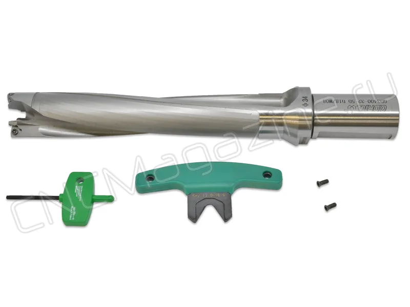 корпусное сверло с центрирующей головкой и пластинами FENGYI QD3400-32-5D-D18/W08, арт. 27051: фото 2
