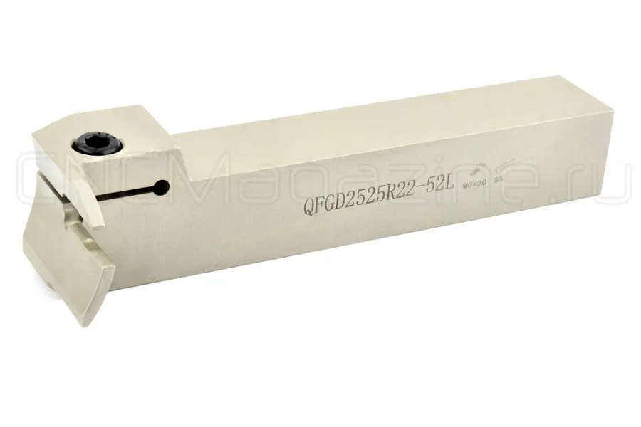 резец канавочный CNCM QFGD2525R22-52L, арт. 02587