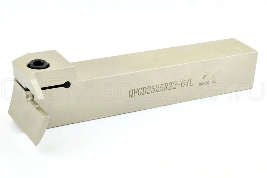 резец канавочный CNCM QFGD2525R22-64L, арт. 02588