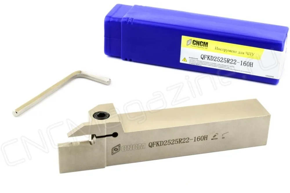 резец канавочный CNCM QFKD2525R22-160H, арт. 03748: фото 3