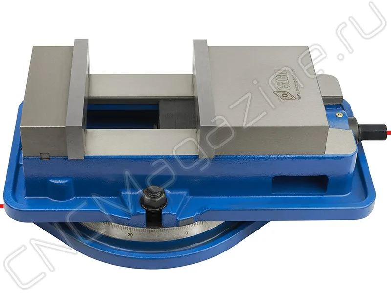 Тиски станочные поворотные жестко фиксирующие QM16100 CNCM, арт. 08512