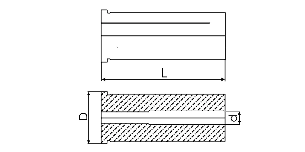 Разрезная переходная втулка D32 - 8 (MetalCraft), арт. 00124912