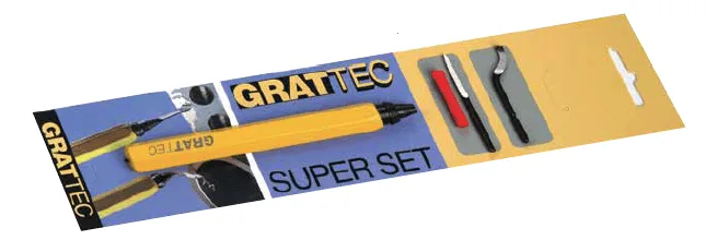 Набор для снятия заусенцев и шабрения GRATTEC RB4000GT, арт. 01920