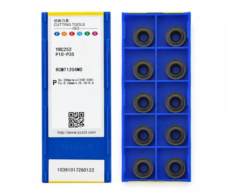 Пластина токарная для точения ZCC CT RCMT1204MO-YBC252, арт. 00126842: фото 2