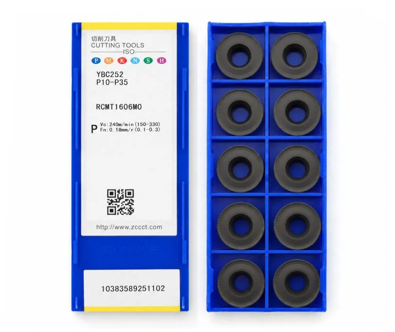 Пластина токарная для точения ZCC CT RCMT1606MO-YBC252, арт. 00126679: фото 2