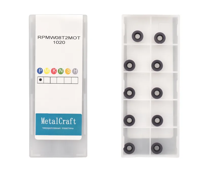 Пластина фрезерная MetalCraft RPMW08T2MOT-1020, арт. 00087406: фото 2