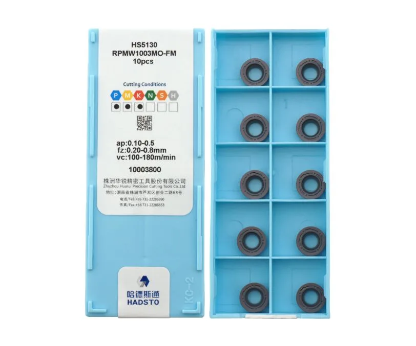 Пластина фрезерная HADSTO RPMW1003MO-FM-HS5130, арт. 00071470: фото 2