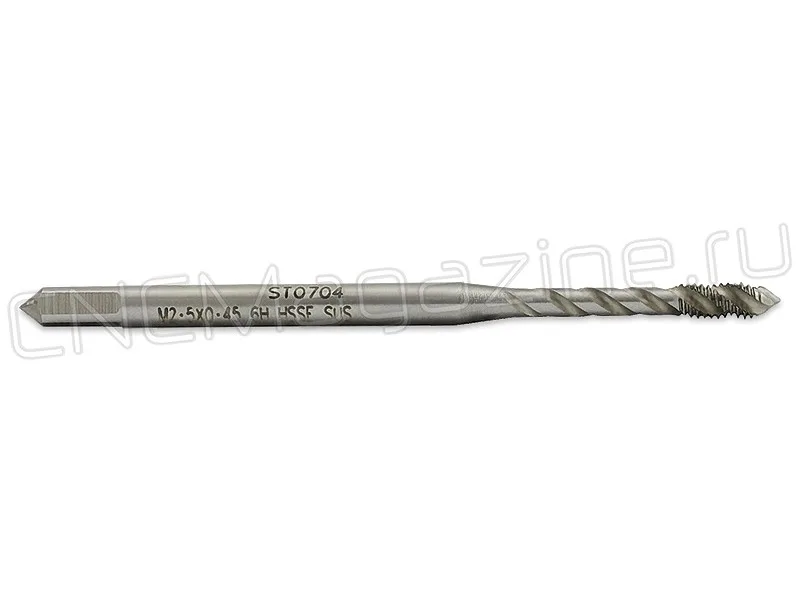 Метчик М2.5х0,45 HSS-E 6H со спиральной канавкой, (38), SUS S020025 WILSON, арт. 14405