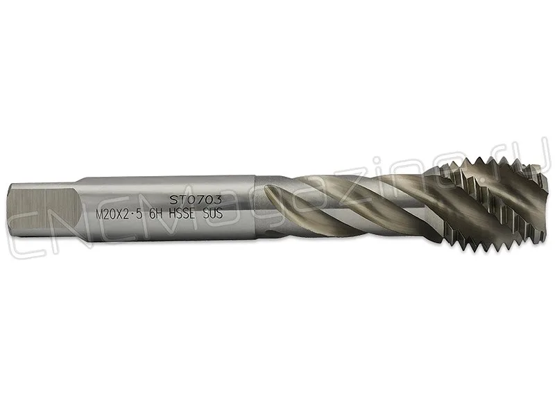 Метчик М20х2.5 HSS-E 6H со спиральной канавкой, (38), SUS S02020 WILSON, арт. 14410