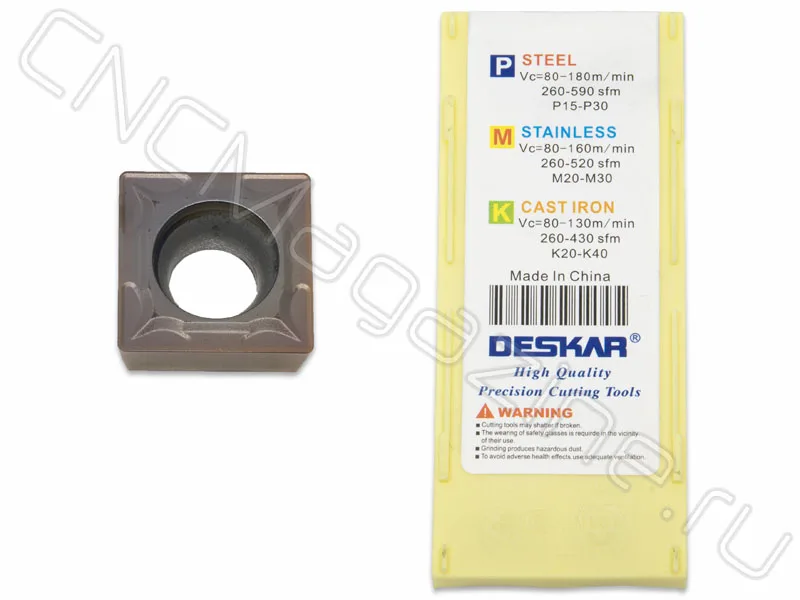 SCMT09T304 LF6018 пластина для точения DESKAR, арт. 25787