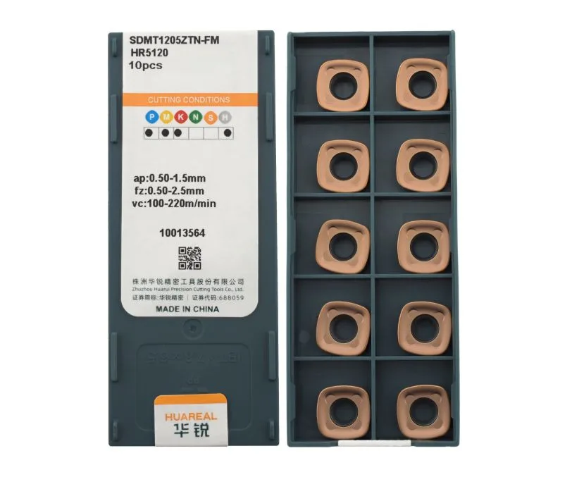 Пластина фрезерная HUAREAL SDMT1205ZTN-FM-HR5120, арт. 00071285: фото 2