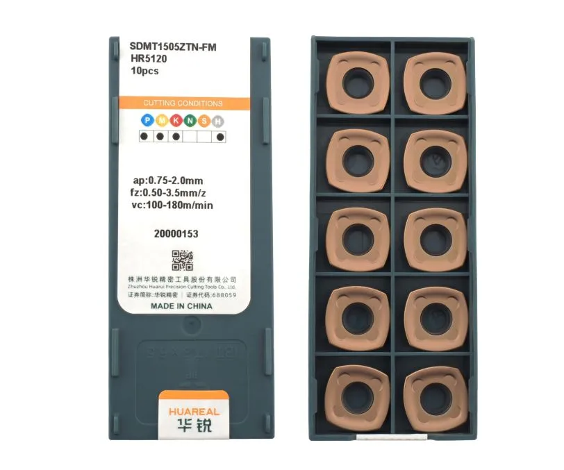 Пластина фрезерная HUAREAL SDMT1505ZTN-FM-HR5120, арт. 00075533: фото 2