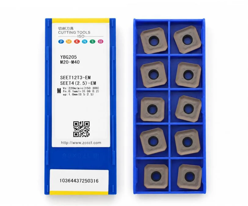 Пластина фрезерная ZCC CT SEET12T3-EM-YBG205, арт. 00126693: фото 2