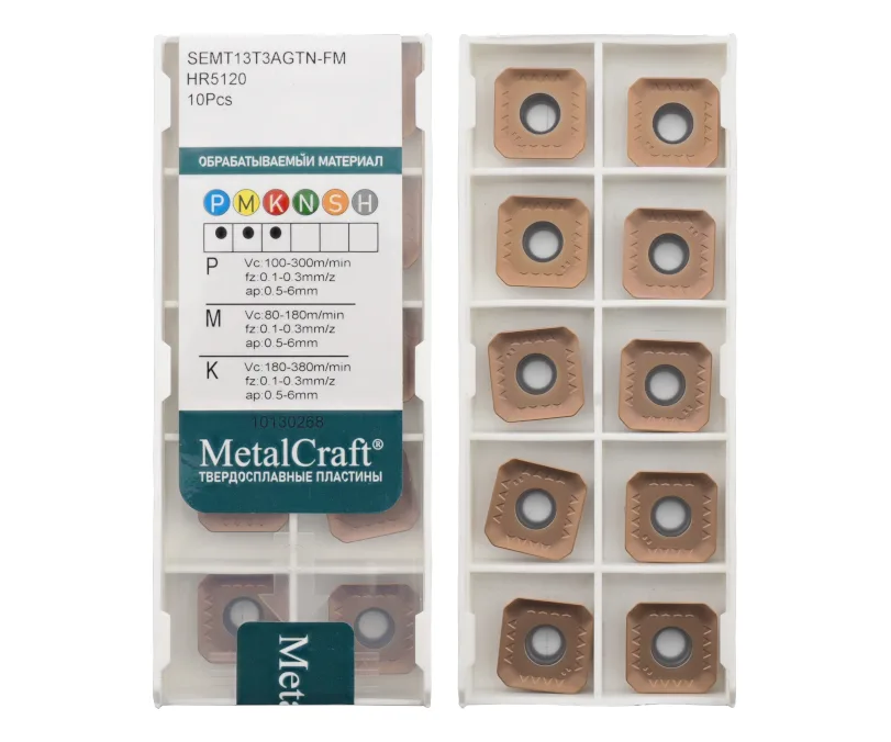 Пластина фрезерная (MetalCraft) SEMT13T3AGTN-FM-HR5120, арт. 00106338: фото 3