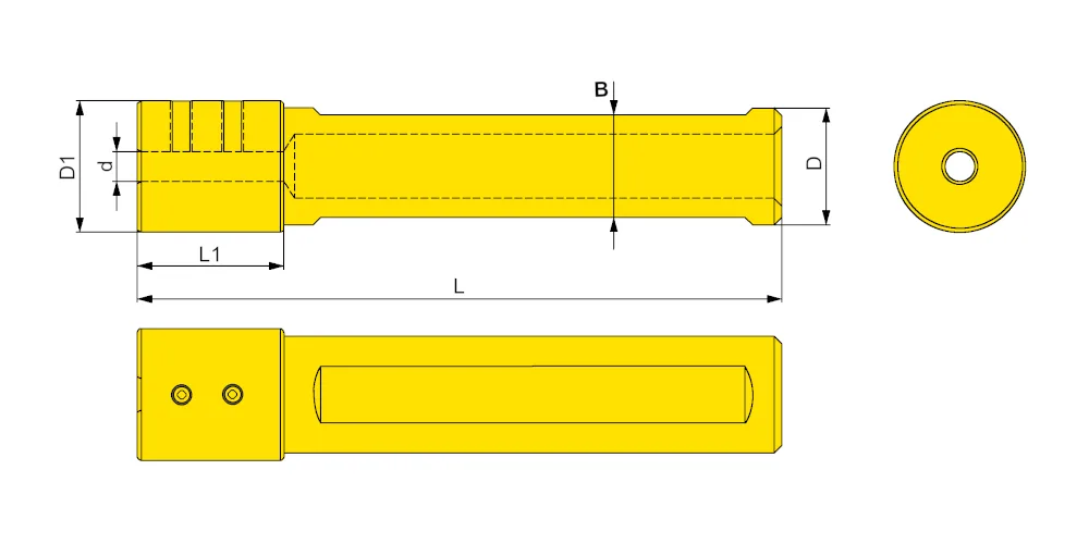Переходная втулка для мини-резцов MetalCraft SHB16-4-KA, арт. 00087967