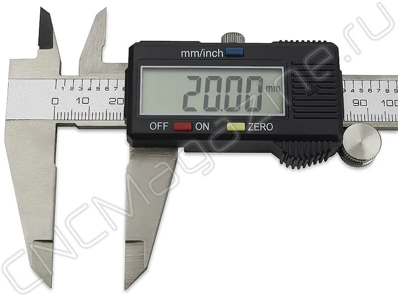 Штангенциркуль цифровой ШЦЦ 200х0.01 и 8"х0.0005" (уценка) Intool, арт. 15059: фото 3