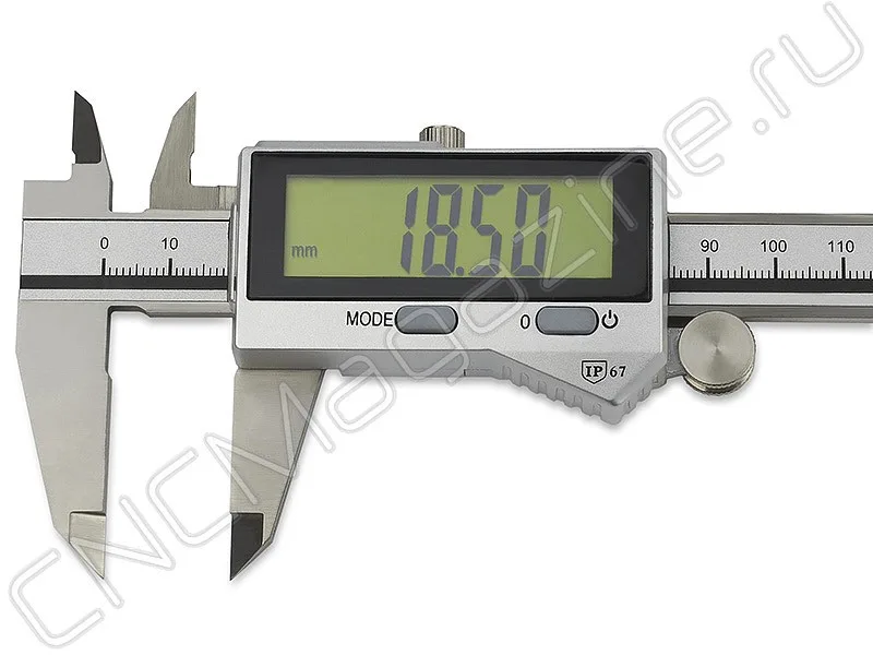 Штангенциркуль цифровой ШЦЦ 150х0.01 и 6"х0.0005", IP67 (Проф), губки 40 мм Intool, арт. 11131: фото 3