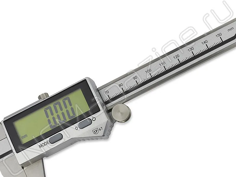 Штангенциркуль цифровой ШЦЦ 150х0.01 и 6"х0.0005", IP67 (Проф), губки 40 мм Intool, арт. 11131: фото 4