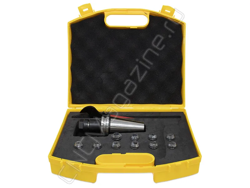 SK40-ER16-70 10PCS Патрон с набором цанг 10 шт (d1-10 мм) CNCM, арт. 26582: фото 4