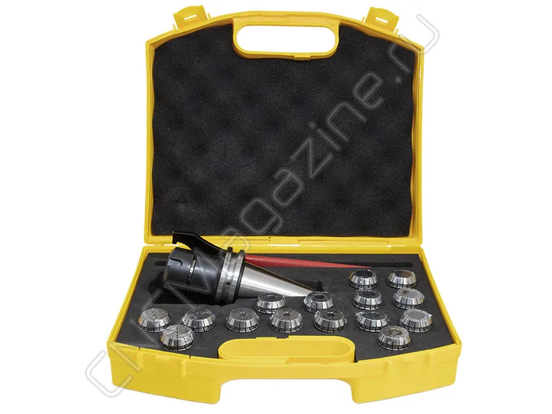 SK40-ER25-70 15PCS Патрон с набором цанг 15 шт (d2-16 мм) CNCM, арт. 26586: фото 4