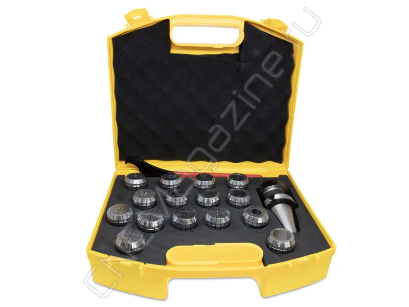 SK40-ER40-70 15PCS Патрон с набором цанг 15 шт (d4/5/6/7/8/9/10/12/14/16/18/20/22/24/26 мм) CNCM, арт. 26592: фото 4