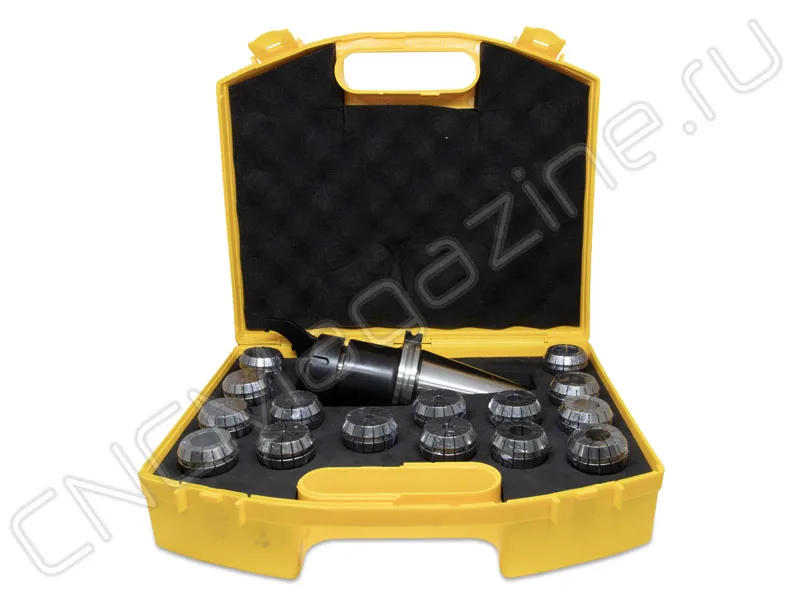 SK50-ER40-100 15PCS Патрон с набором цанг 15 шт (d4/5/6/7/8/9/10/12/14/16/18/20/22/24/26 мм) CNCM, арт. 26595: фото 4