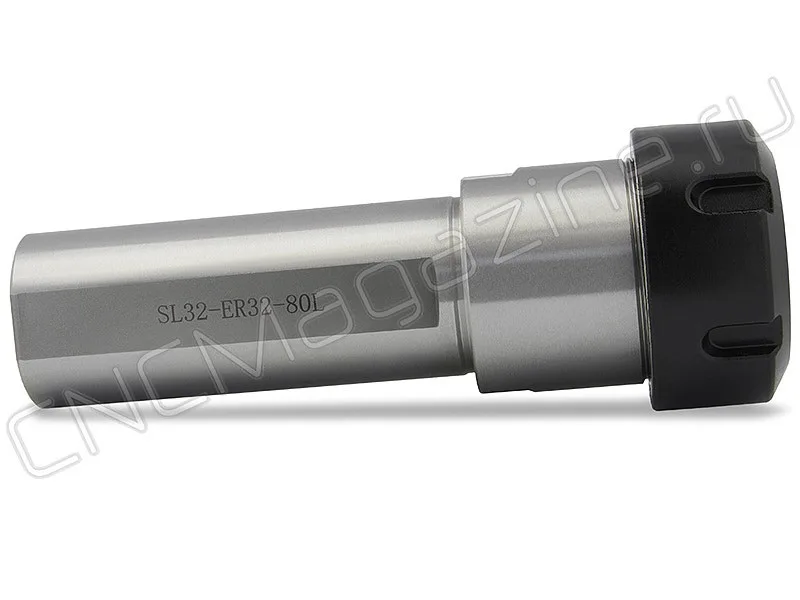 Цанговый патрон цилиндрический хвостовик, с лыской CNCM SL32-ER32-80L, арт. 16766