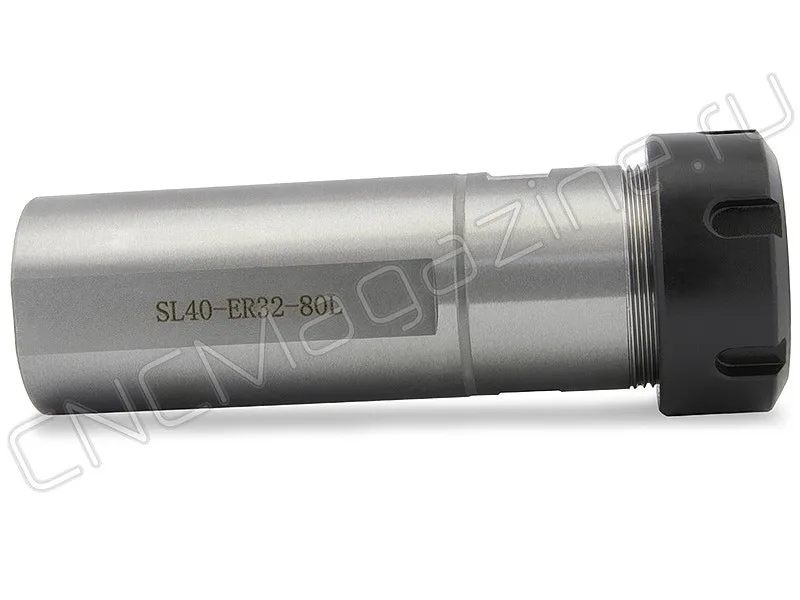 Цанговый патрон цилиндрический хвостовик, с лыской CNCM SL40-ER32-80L, арт. 16768