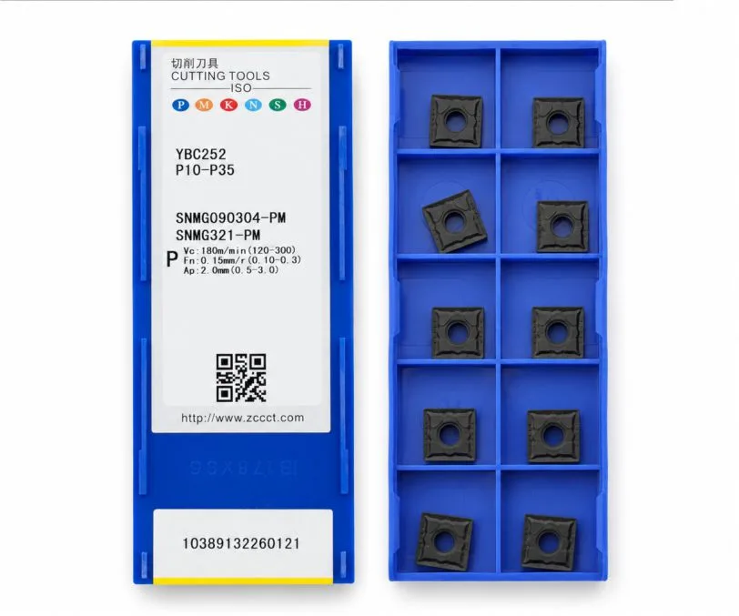 Пластина токарная для точения ZCC CT SNMG090304-PM-YBC252, арт. 00126695: фото 2