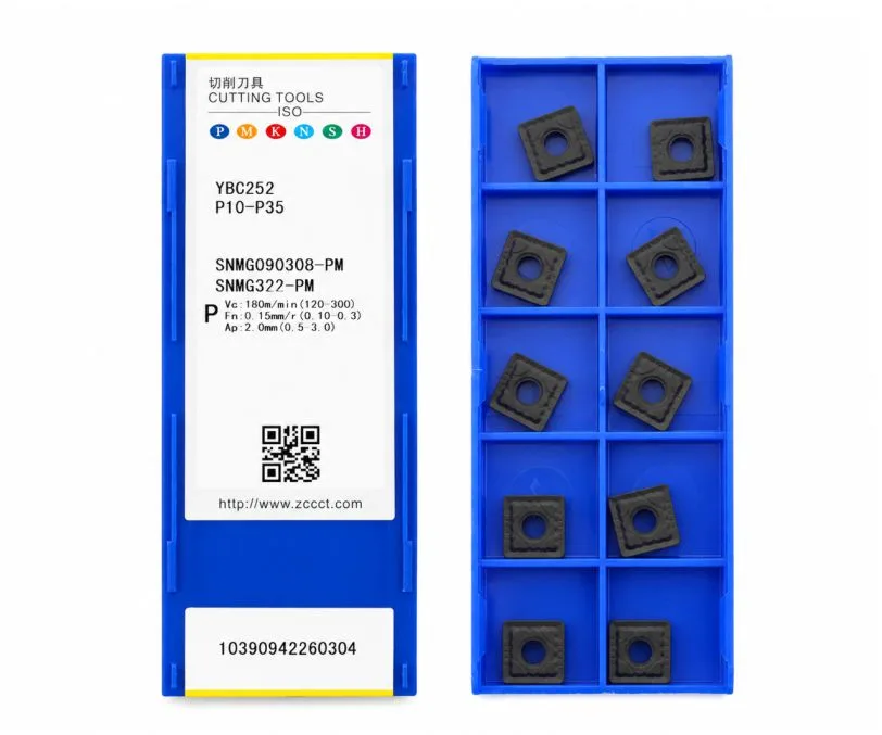 Пластина токарная для точения ZCC CT SNMG090308-PM-YBC252, арт. 00126697: фото 2
