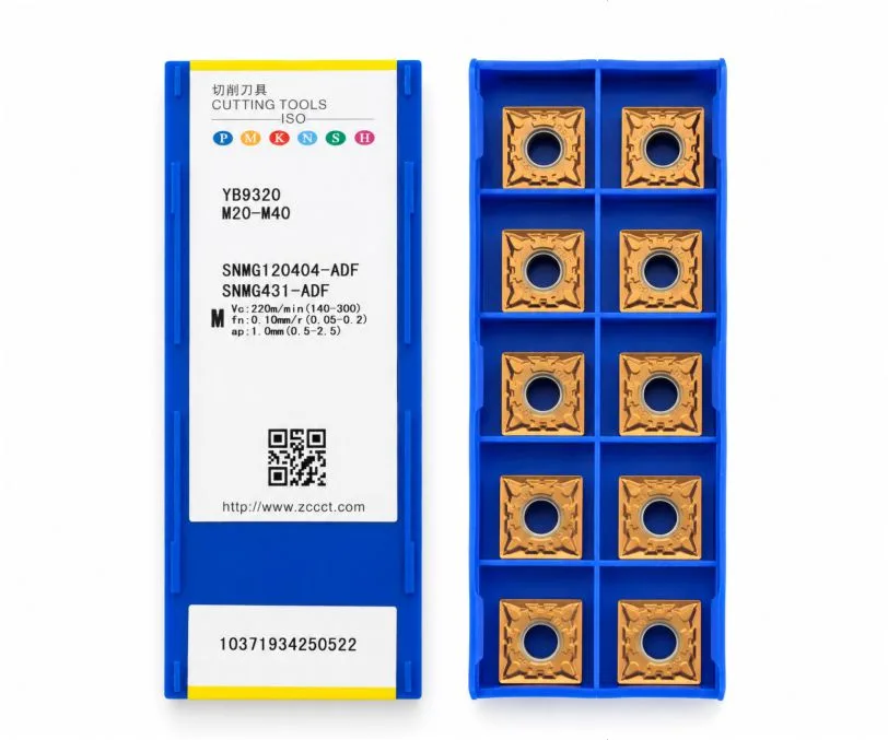 Пластина токарная для точения ZCC CT SNMG120404-ADF-YB9320, арт. 00126699: фото 2