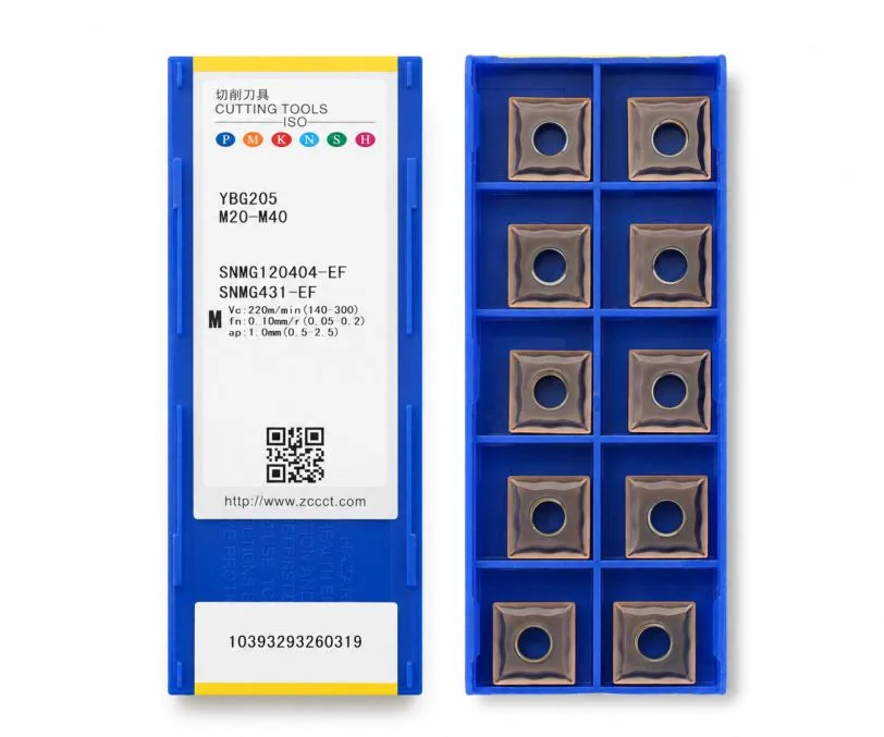 Пластина токарная для точения ZCC CT SNMG120404-EF-YBG205, арт. 00126700: фото 2