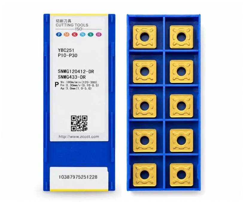 Пластина токарная для точения ZCC CT SNMG120412-DR-YBC251, арт. 00084532: фото 2