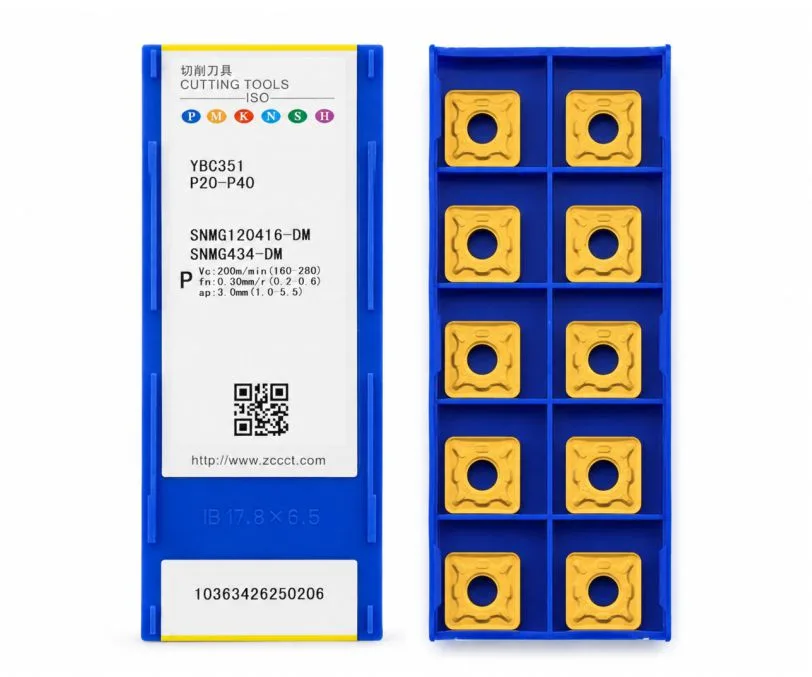 Пластина токарная для точения ZCC CT SNMG120416-DM-YBC351, арт. 00126704: фото 2