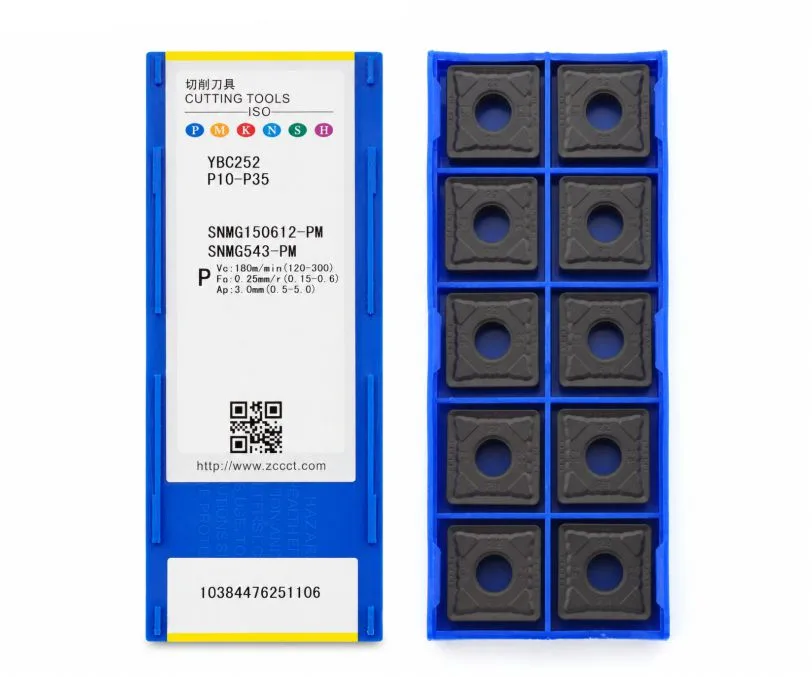 Пластина токарная для точения ZCC CT SNMG150612-PM-YBC252, арт. 00126826: фото 2
