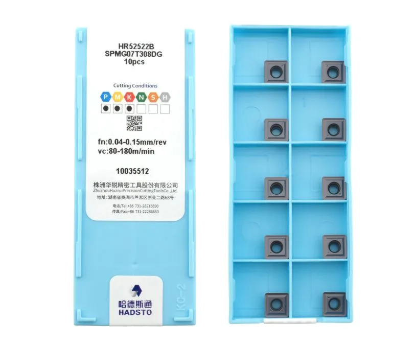 Пластина для сверления HADSTO SPMG07T308DG-HR52522B, арт. 00066632: фото 2
