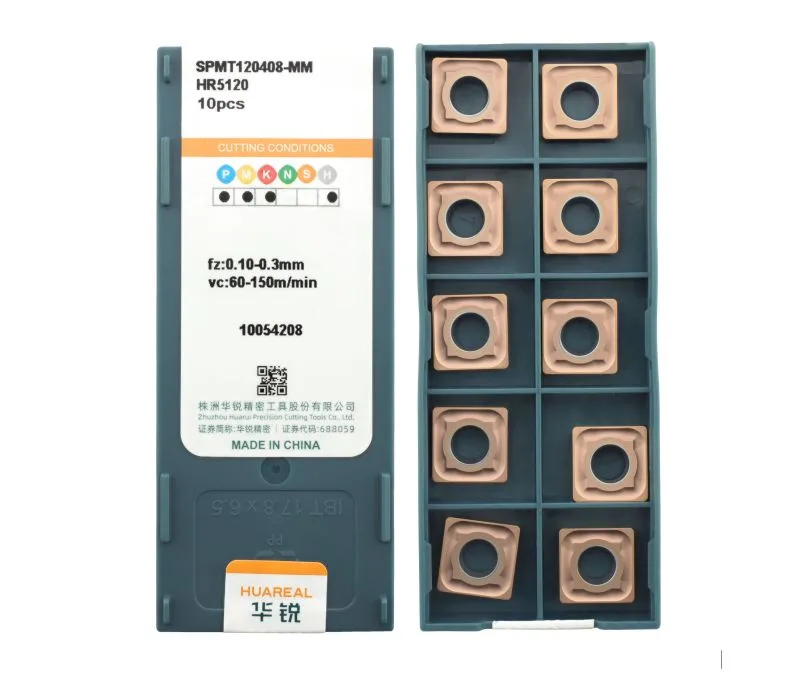 Пластина фрезерная HUAREAL SPMT120408-MM-HR5120, арт. 00081840: фото 2