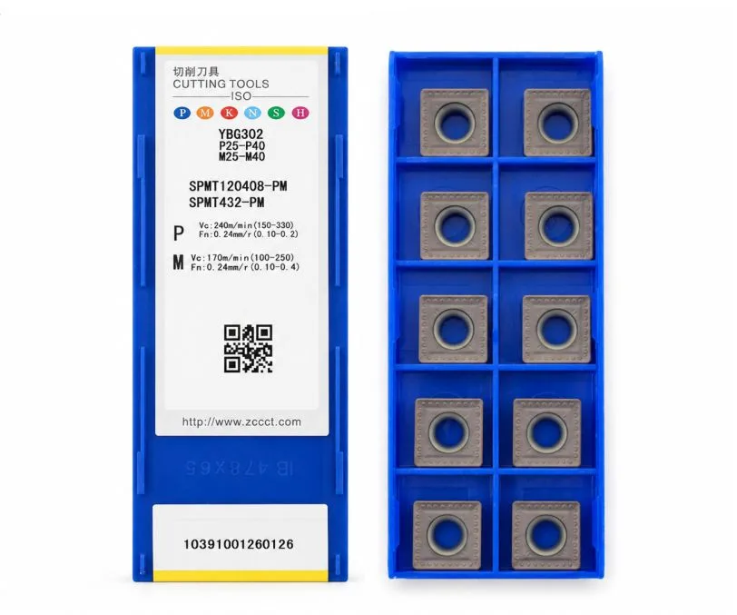 Пластина фрезерная ZCC CT SPMT120408-PM-YBG302, арт. 00126816: фото 2