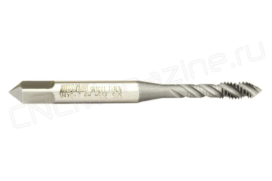 Метчик М4х0,7 HSS-E 6H спиральная канавка, (38), SUS TiAlN (STA02004) WILSON, арт. 08432