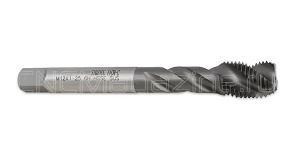 Метчик М12х1,25 HSS-E 6H со спиральной канавкой, (38), SUS TiAlN (TiCN-C) STA02012125 WILSON, арт. 14359