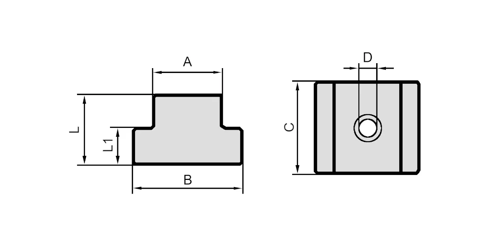 Т-образная гайка M16 (OLICNC) MetalCraft T-NUT-M16, арт. 00083734: фото 3