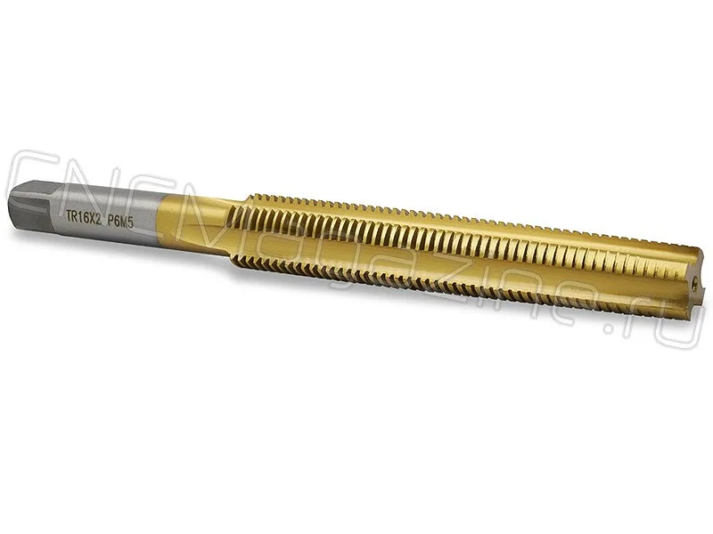 Метчик трапецеидальный Tr16х2 HSS TiN (T01TR01602) CNCM, арт. 17456