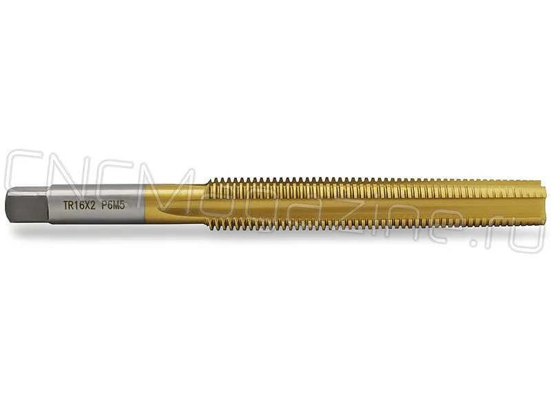 Метчик трапецеидальный Tr16х2 HSS TiN (T01TR01602) CNCM, арт. 17456: фото 2