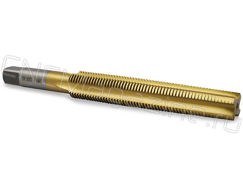 Метчик трапецеидальный Tr18х2 HSS TiN (T01TR01802) CNCM, арт. 17458