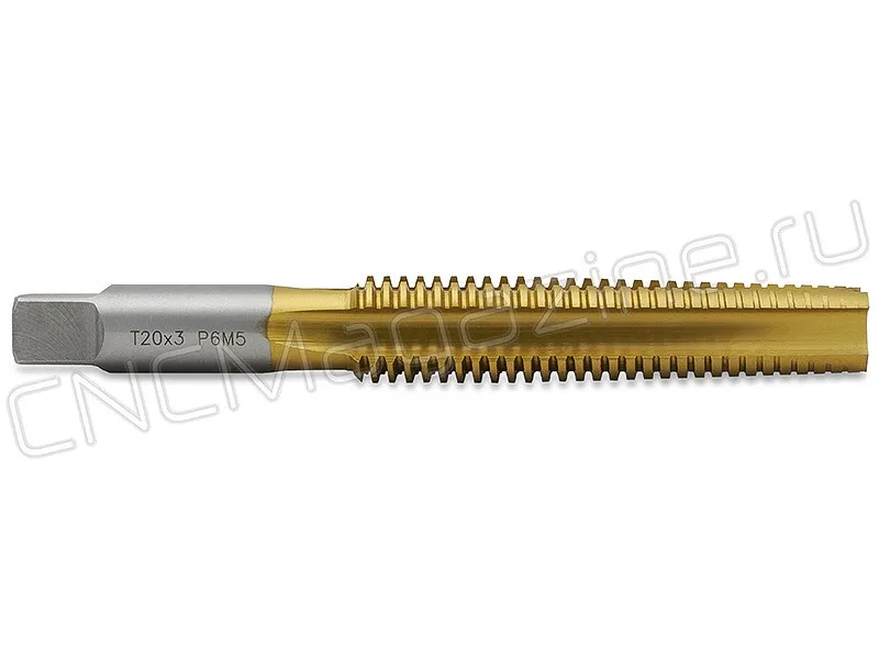 Метчик трапецеидальный Tr20х3 HSS TiN (T01TR02003) CNCM, арт. 16399: фото 2