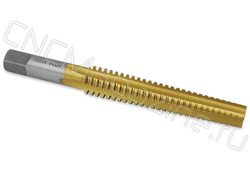 Метчик трапецеидальный Tr20х4 HSS TiN (T01TR02004) CNCM, арт. 16400